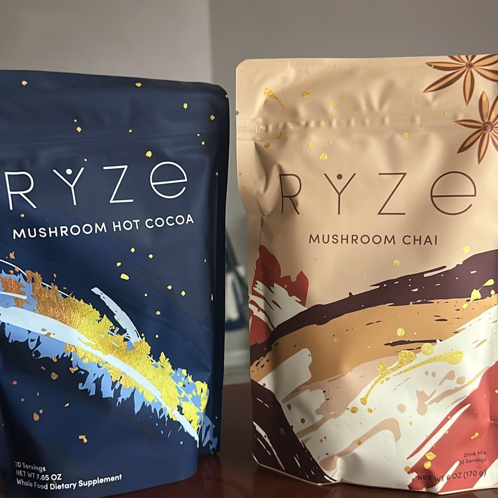 Mushroom Hot Cocoa and Chai Set